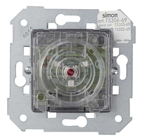 Адаптер с штыревым разъёмом С14 папа ( IEC320) К45 графит | код K305A-14 | Simon